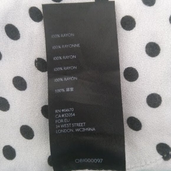 URBAN OUTFITTERS | Black + White Polka Dot Sweetheart Lace Up Crop Top Retro XS - Picture 11 of 12